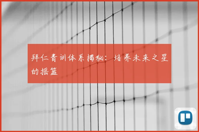 拜仁青训体系揭秘：培养未来之星的摇篮